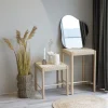 House Nordic ABANO Tabouret en bois et corde H46,5cm