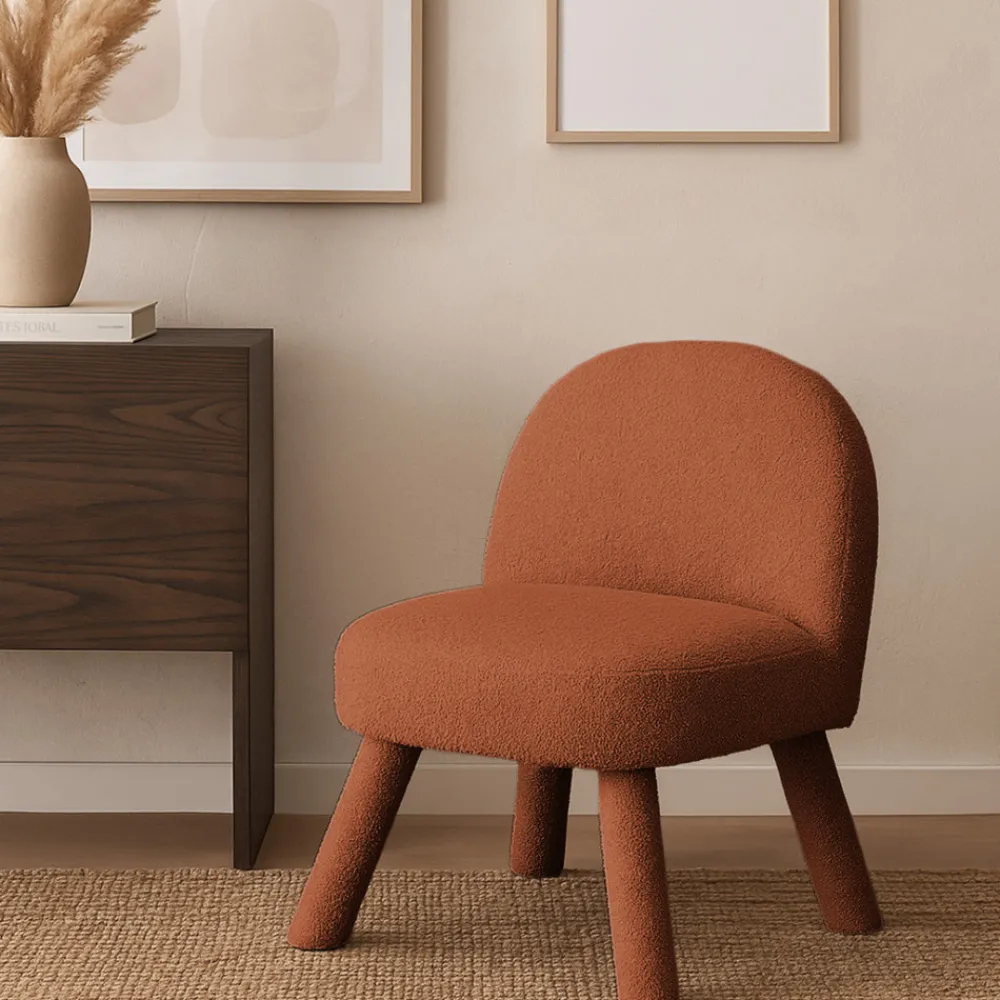 Drawer ABICA Fauteuil en tissu bouclette