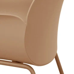 Drawer ACAPULCO Lot de 4 fauteuils de table intérieur et extérieur en plastique et métal