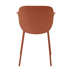 Drawer ACAPULCO Lot de 4 fauteuils de table intérieur et extérieur en plastique et métal