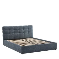 Drawer ACARA Lit coffre matelassé en tissu 140x190cm
