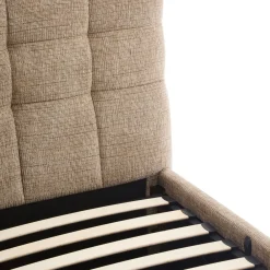 Drawer ACARA Lit coffre matelassé en tissu 140x190cm