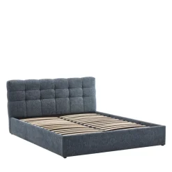 Drawer ACARA Lit coffre matelassé en tissu 160x200cm