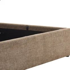Drawer ACARA Lit coffre matelassé en tissu 160x200cm