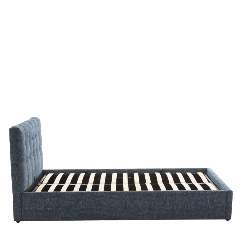 Drawer ACARA Lit coffre matelassé en tissu 160x200cm