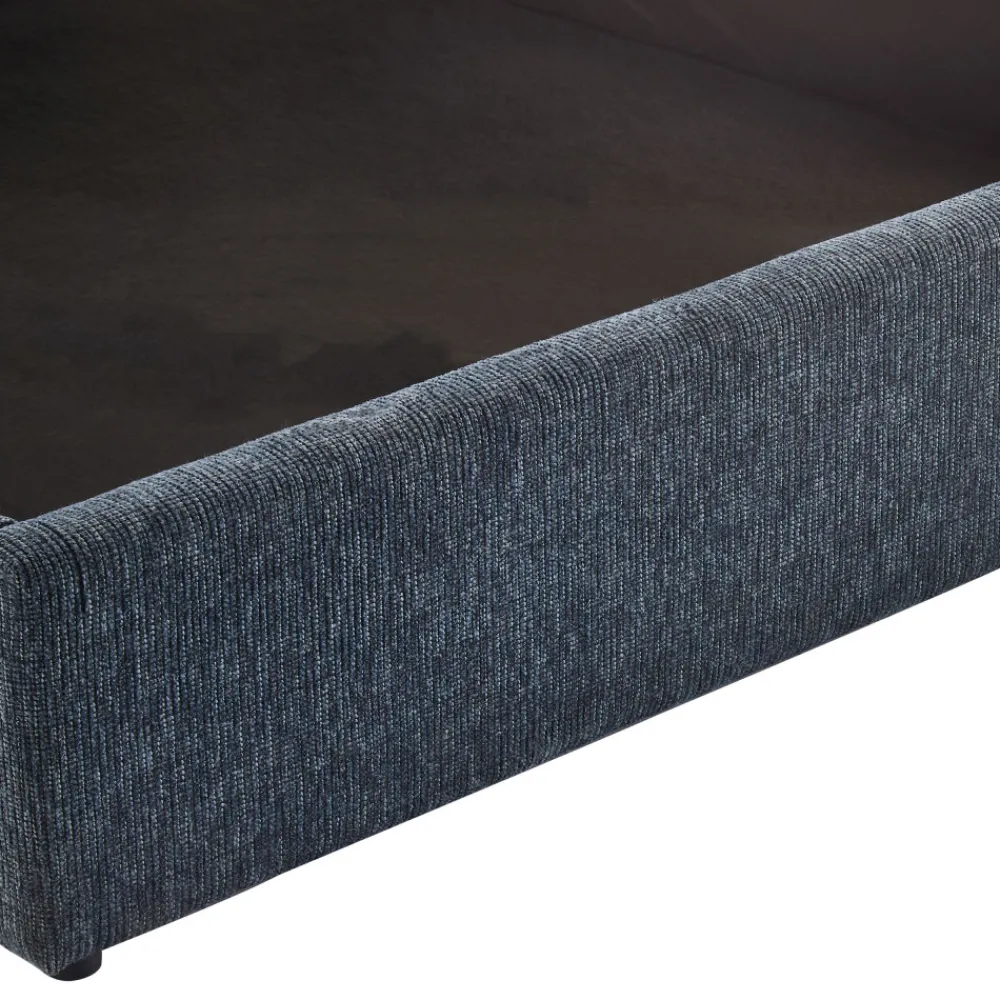 Drawer ACARA Lit coffre matelassé en tissu 160x200cm