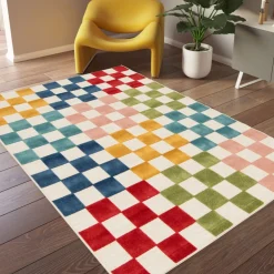 Drawer Addo – Tapis intérieur et extérieur à motif géométrique