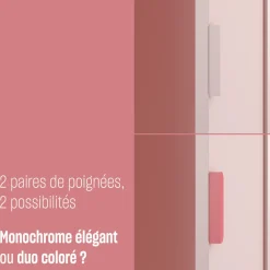 Drawer ADEL Armoire 2 portes en métal H180cm