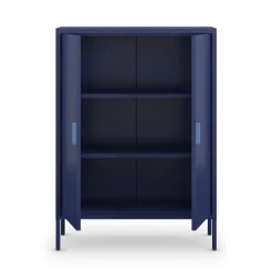 Drawer ADEL Buffet haut 2 portes en métal H110cm