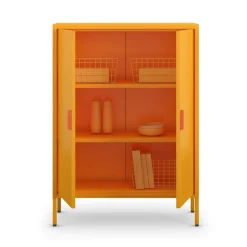 Drawer ADEL Buffet haut 2 portes en métal H110cm