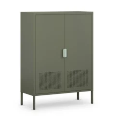 Drawer ADEL Buffet haut 2 portes en métal H110cm
