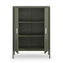 Drawer ADEL Buffet haut 2 portes en métal H110cm
