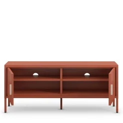 Drawer ADEL Meuble TV 2 portes en métal L120cm