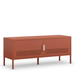 Drawer ADEL Meuble TV 2 portes en métal L120cm