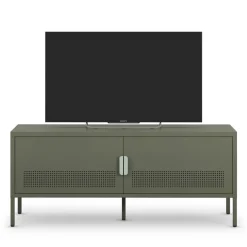 Drawer ADEL Meuble TV 2 portes en métal L120cm