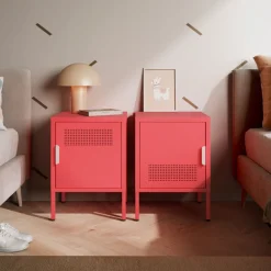Drawer ADEL Table de chevet 1 porte en métal L40cm