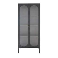 House Nordic ADELAIDE Vitrine en verre et métal H180cm