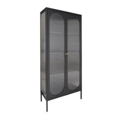 House Nordic ADELAIDE Vitrine en verre et métal H180cm