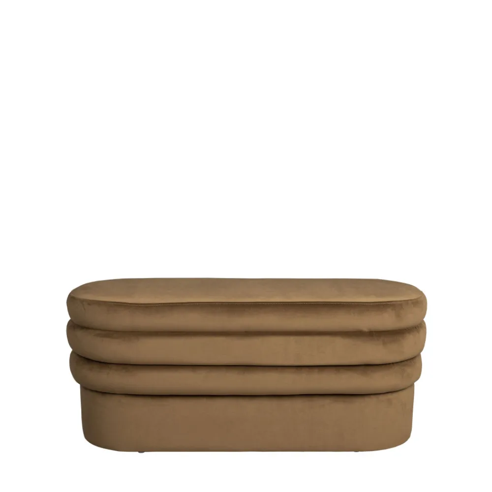 Dutchbone ADITI Banc en velours L93cm