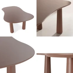 Drawer ADRINE Table à manger 8 personnes organique en bois
