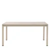 House Nordic ALCUDIA Table à manger 6 personnes en céramique et métal