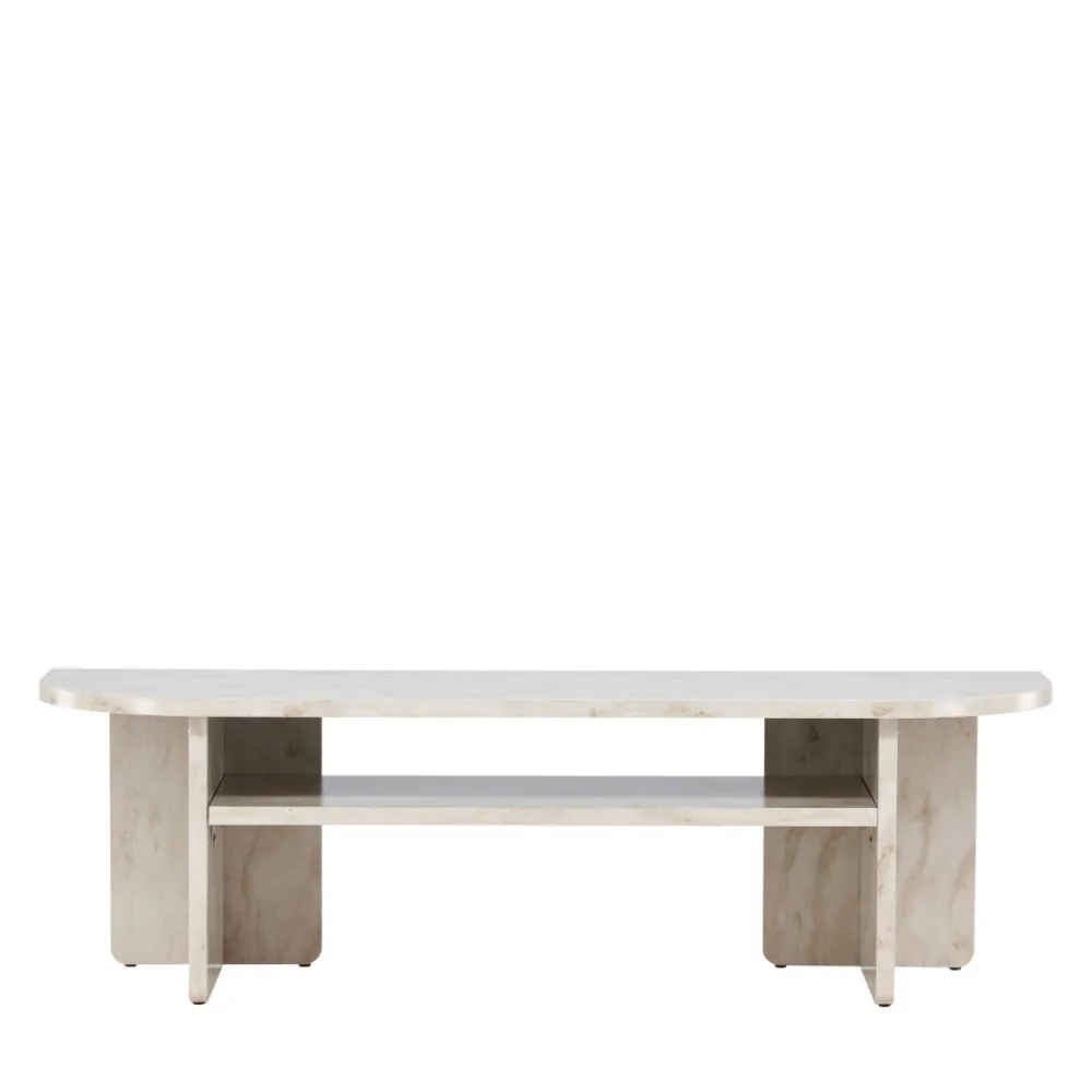 Venture Home ALESUND Meuble TV effet marbre L140cm