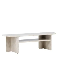 Venture Home ALESUND Meuble TV effet marbre L140cm