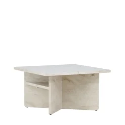 Venture Home ALESUND Table basse carrée effet marbre 75x75cm
