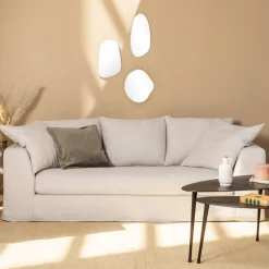 Drawer AMANY Canapé convertible 3 places entièrement déhoussable en tissu
