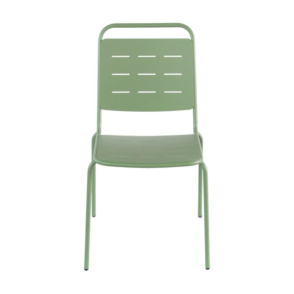 Drawer ARIA Lot de 4 chaises de jardin en métal