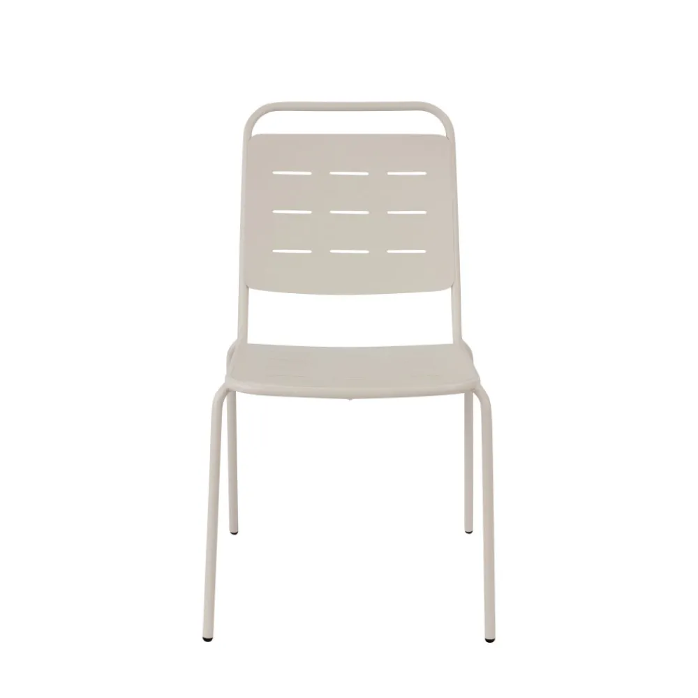 Drawer ARIA Lot de 4 chaises de jardin en métal