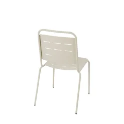 Drawer ARIA Lot de 4 chaises de jardin en métal