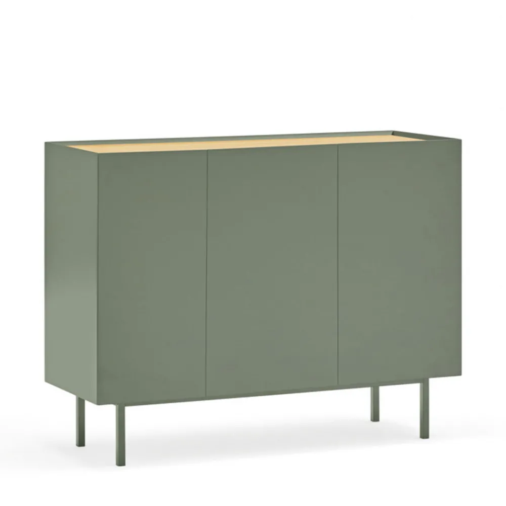 Teulat ARISTA Buffet en bois 3 portes 3 tiroirs L110cm