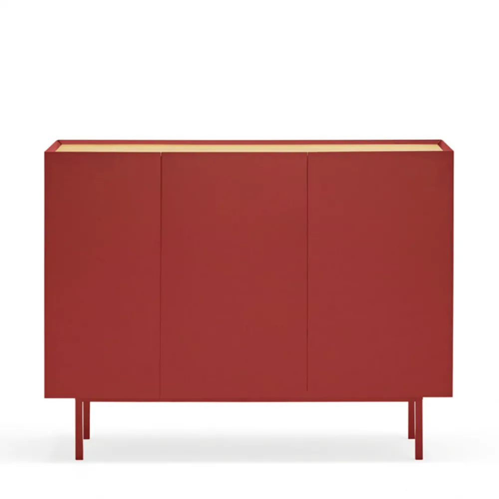 Teulat ARISTA Buffet en bois 3 portes 3 tiroirs L110cm