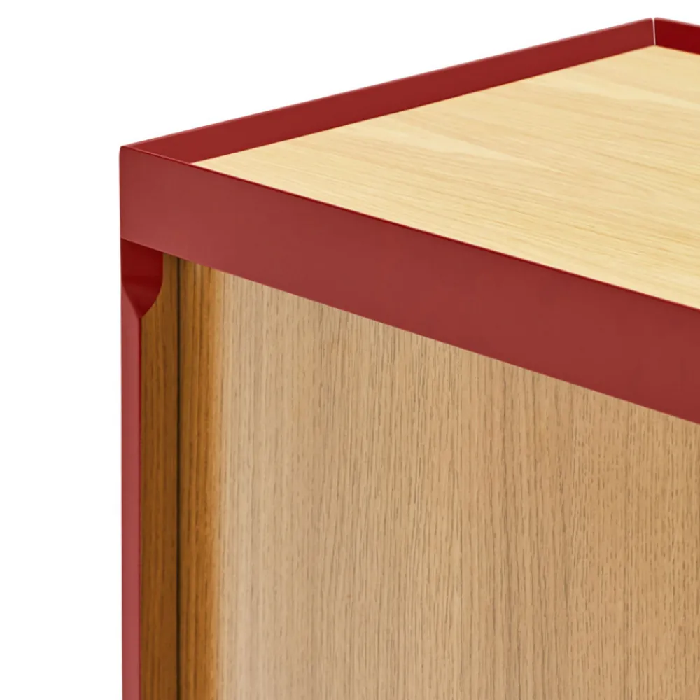 Teulat ARISTA Buffet en bois 3 portes 3 tiroirs L110cm
