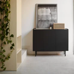 Teulat ARISTA Buffet en bois 3 portes 3 tiroirs L110cm