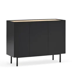 Teulat ARISTA Buffet en bois 3 portes 3 tiroirs L110cm