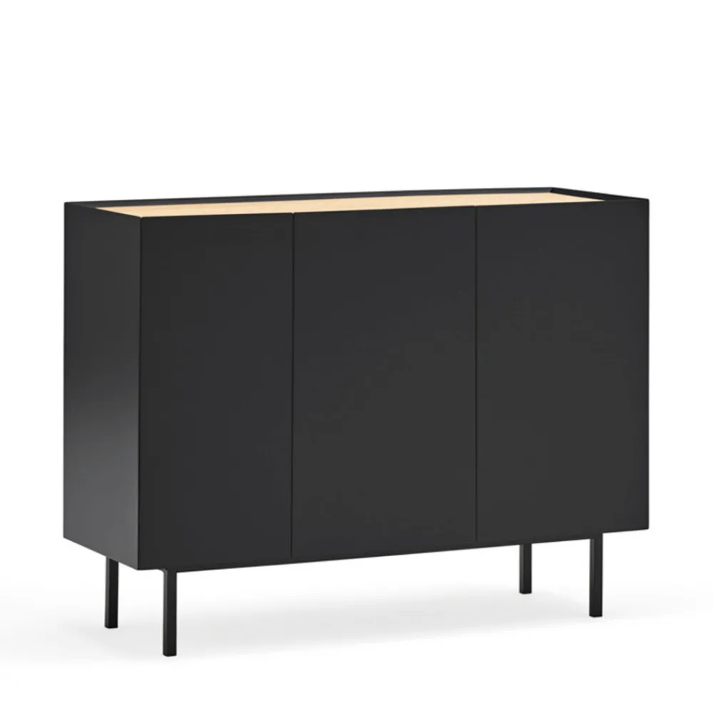Teulat ARISTA Buffet en bois 3 portes 3 tiroirs L110cm