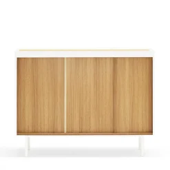 Teulat ARISTA Buffet en bois 3 portes 3 tiroirs L110cm