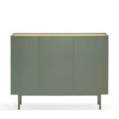 Teulat ARISTA Buffet en bois 3 portes 3 tiroirs L110cm