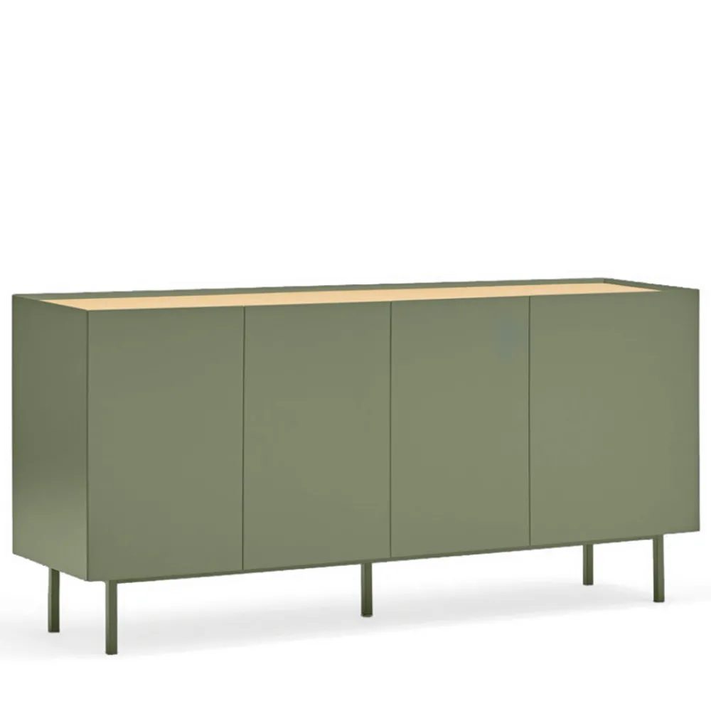 Teulat ARISTA Buffet en bois 4 portes 3 tiroirs L165cm