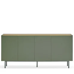 Teulat ARISTA Buffet en bois 4 portes 3 tiroirs L165cm