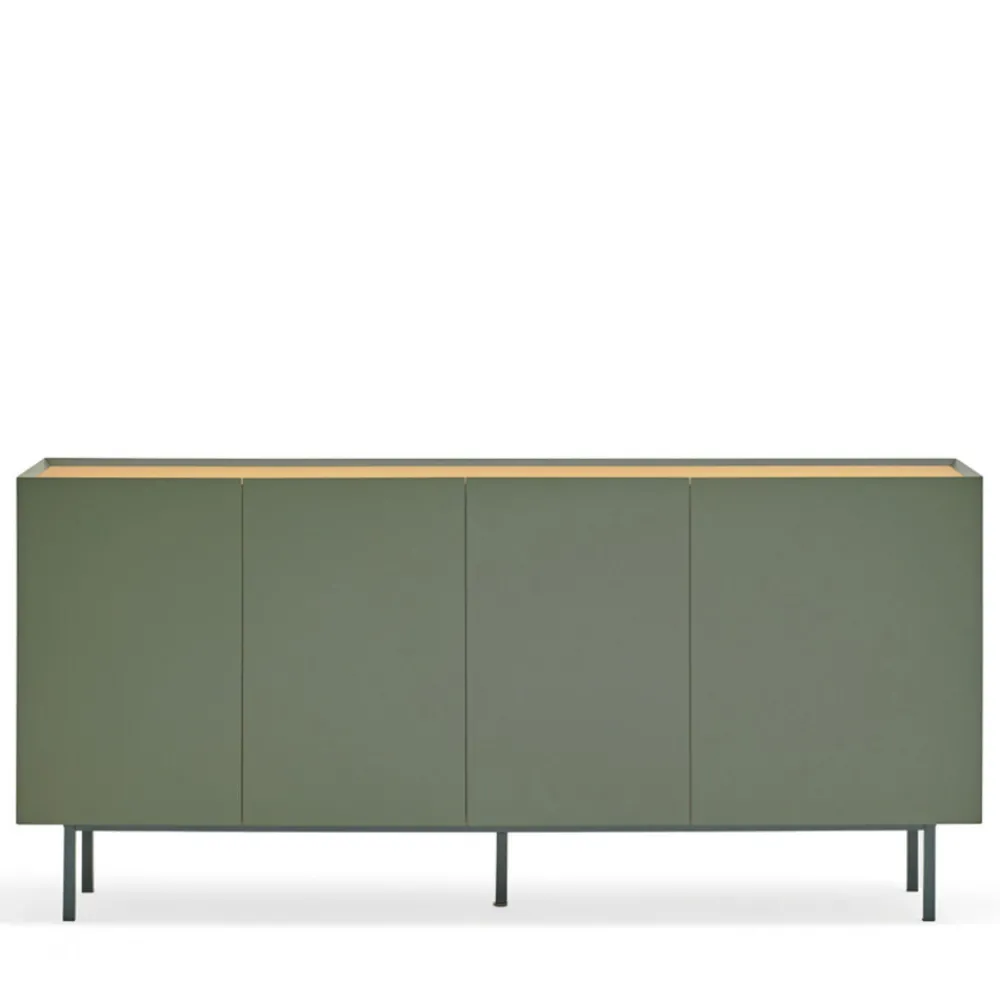 Teulat ARISTA Buffet en bois 4 portes 3 tiroirs L165cm