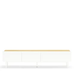 Teulat ARISTA Meuble TV en bois 1 porte 2 tiroirs L180cm