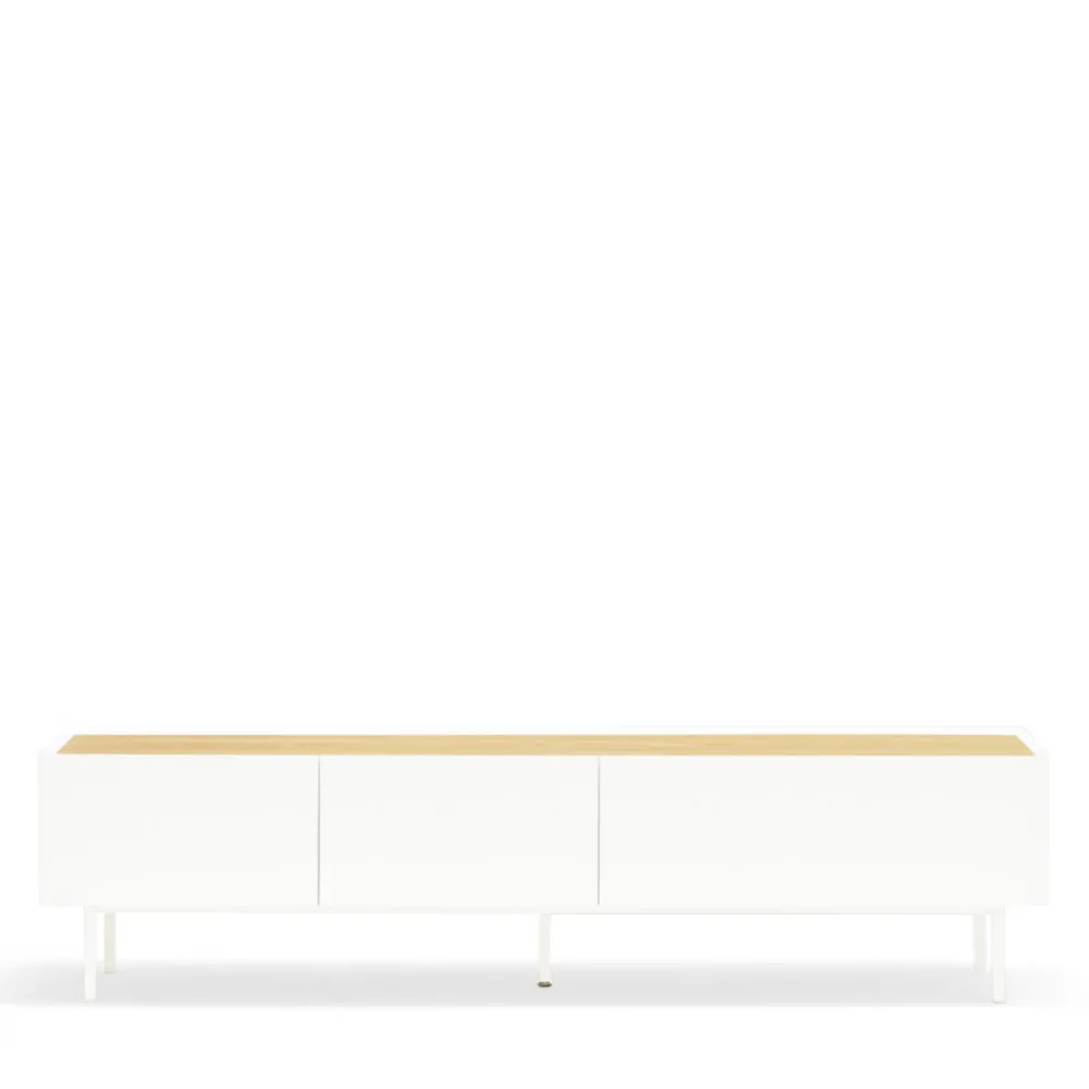 Teulat ARISTA Meuble TV en bois 1 porte 2 tiroirs L180cm