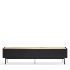 Teulat ARISTA Meuble TV en bois 1 porte 2 tiroirs L180cm