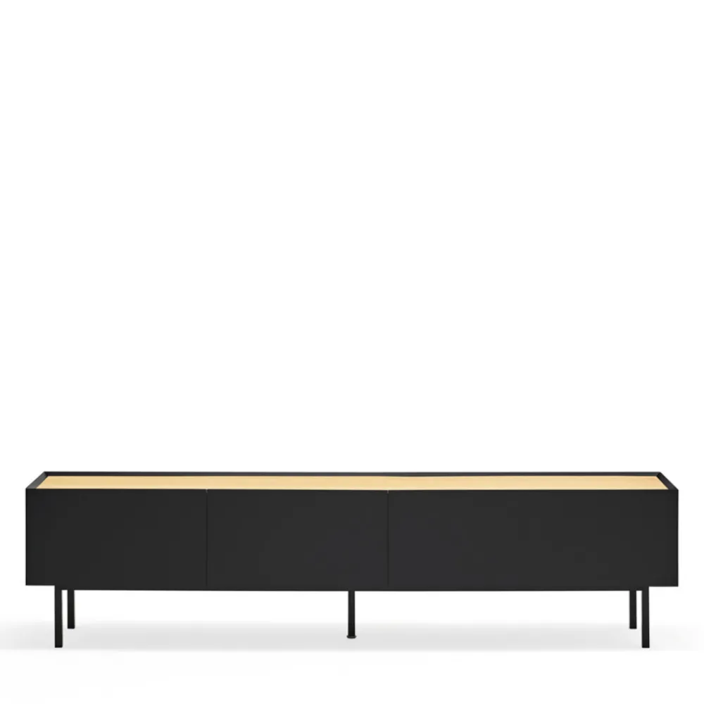 Teulat ARISTA Meuble TV en bois 1 porte 2 tiroirs L180cm