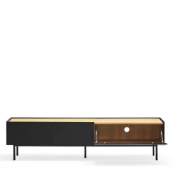 Teulat ARISTA Meuble TV en bois 1 porte 2 tiroirs L180cm