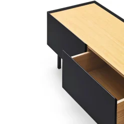 Teulat ARISTA Meuble TV en bois 1 porte 2 tiroirs L180cm
