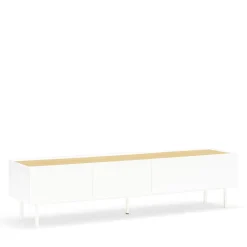 Teulat ARISTA Meuble TV en bois 1 porte 2 tiroirs L180cm